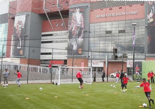 Football Game outside Old Trafford ©Manchester United Football Club