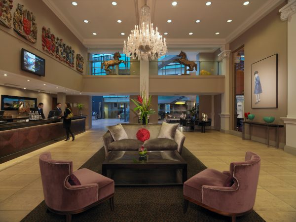 Lobby and Reception at Manchester Radisson Blu Edwardian